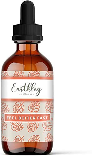 Earthley Wellness, Feel Better Fast, Supports Respiratory Health, Echinacea Root, Fennel Seed, Astragalus Root, Elder Flower and Cinnamon (2 oz)