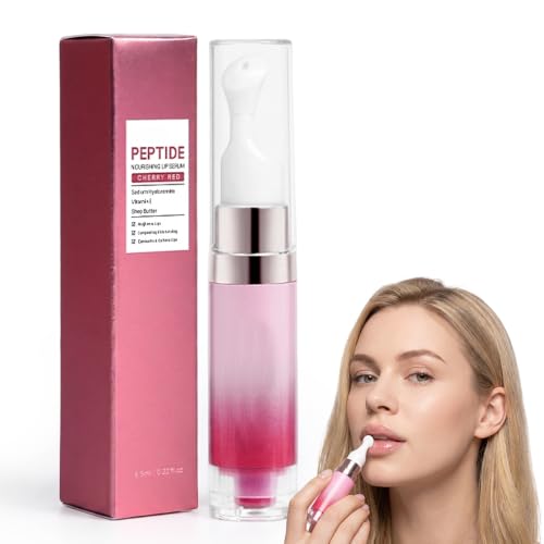 Image of Brightening Hydrating Lip Serum, 2026 New Moisturizing Tinted Lip Gloss for Glossy Sheer, Nourishing Lip Balm for Women Mother's Day Birthday Gifts (Cherry Red)
