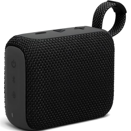 Caixa de Som Portátil GO 5W, Caixa de Som Bluetooth, Conexão USB, Cartão de Memória, Cabo P2, Som Limpo e Potente, Perfeita Para Viagens, Festas, Praia, Botões de Controle, Impermeável, Som Alto