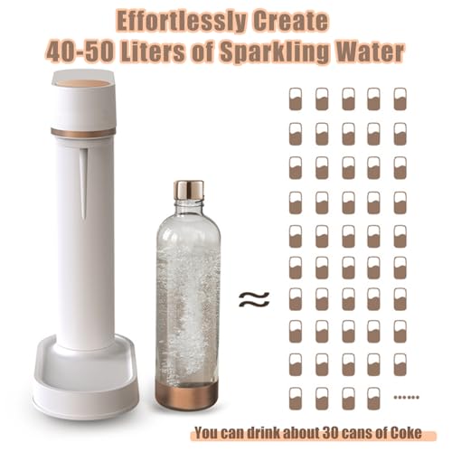 generic 炭酸水メーカー 0.6Lガスシリンダーと1Lウォーターボトル付き の商品画像 2