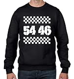 54 46 was My Number Ska - Sudadera para hombre, Negro, XX-Large