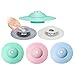 Produktbild HKBTCH Abflussstopfen, 6 Stück Universal Silikon Küche Stöpsel Waschbecken, Badewannenstöpsel, Haarsieb Dusche Filter Stöpsel für Badewanne, Stöpsel, Waschbecken, Duschschutz