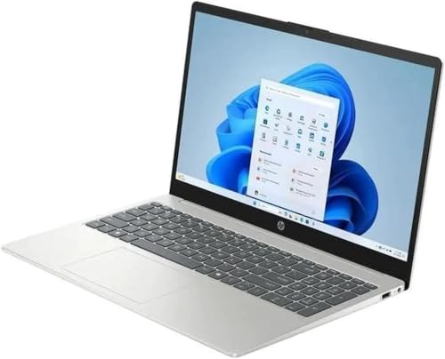 Image of HP 15.6 inch FHD IPS Touch Laptop, Intel Core i5-1334U, 8GB DDR4 RAM, 512GB SSD, Windows 11 Home, Intel Iris Xe Graphics, Natural Silver, 15-fd0154wm
