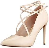 Perfect fit with memory foam Buffalo Damen REMY Pumpe, BEIGE, 39 EU