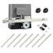 CO-Z 280W Kit Automazione Cancello Scorrevole, Motore Cancello Scorrevole per Porte Fino a 600kg 12m con 2 Telecomandi, Cremagliera 8x0.5M e Sensori a Infrarossi per Casa Giardino Garage