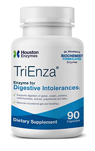 Houston Enzymes TriEnza – 90 Capsules (45 Doses) | Broad-Spectrum Enzymes for Digestive