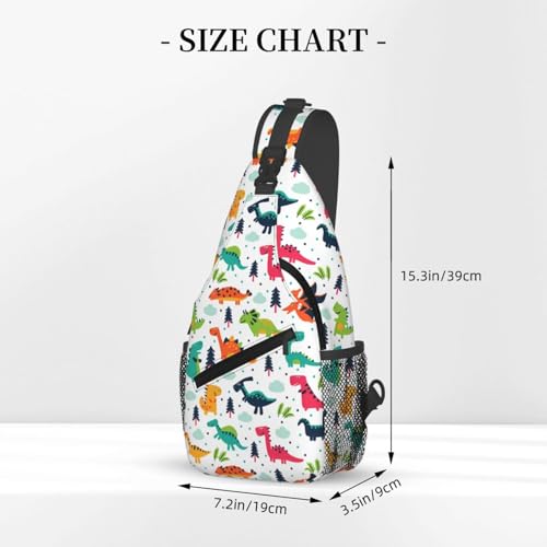 Mochila cruzada deportiva estilo sling para adultos miniatura 3