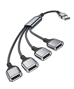 Basesailor 4 Port USB Splitter Hub