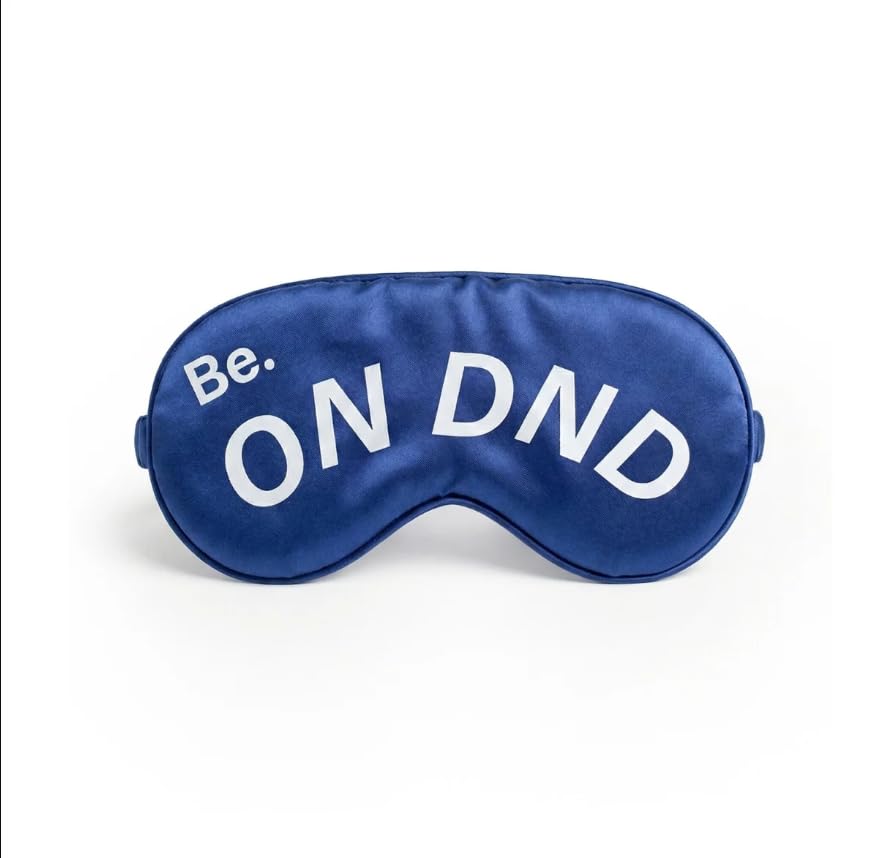 Be. ON DND Sleep Mask for Deep, Uninterrupted Sleep | Soft & Comfortable Eye Mask | Blocks Light Effectively | Ideal for Nighttime Wind-Down & Travel