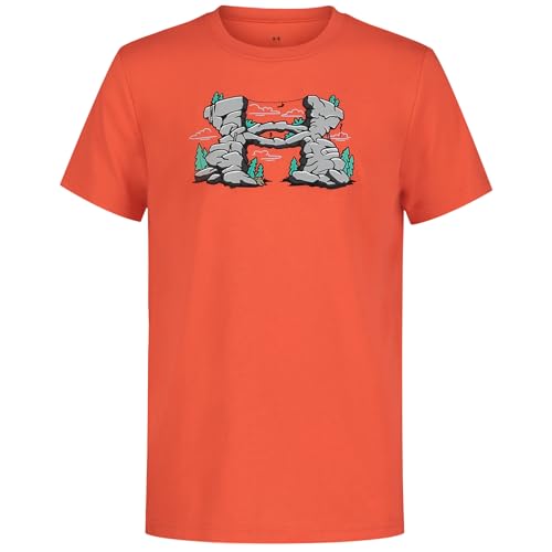 Image of Under Armour Boys' Short Sleeve Graphic T-Shirt, Soft & Comfortable, Outdoor Collection