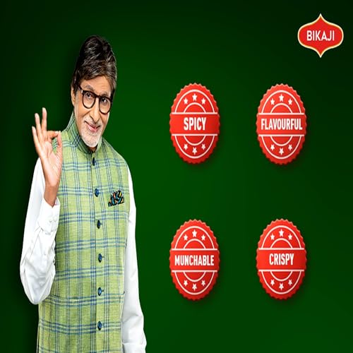 Bikaji Kolkata Chanachur 14.11 Oz (400g) Pack| Ready to Eat Traditional Bengali Flavor Namkeen for Tea Time | Spicy Jhaal Chana Chur Mixture with Crunchy Sev, Peanuts & Spices mix for Party Snack