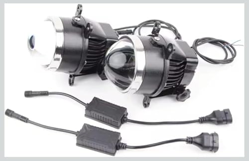 Image of 3-inch IPHPro 3 colour projector with high low beam White Yellow White+Yellow 3000K 4800K 6000K super bright output for car bumpers (Style-1) (style 6)