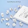 Cable Matters 20-Pack Blank Keystone Jack Inserts in White, Blank Inserts for Keystone Wall Plates/Patch Panels #5