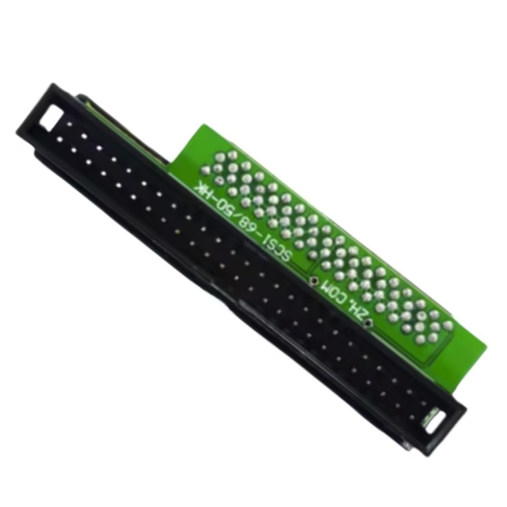 Adaptador Convertidor de Disco Duro SCSI de 68 Pines Macho A 50 Pines Macho, Compatible con Interfaz IDE de 68p A 50p