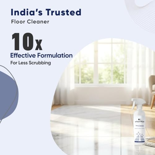 Image of urbanWipe Floor Cleaner | Dirt Removal Disinfectant Liquid Surface Stains & Germs Cleaning For Homes Offices Commercial Use (500ml)