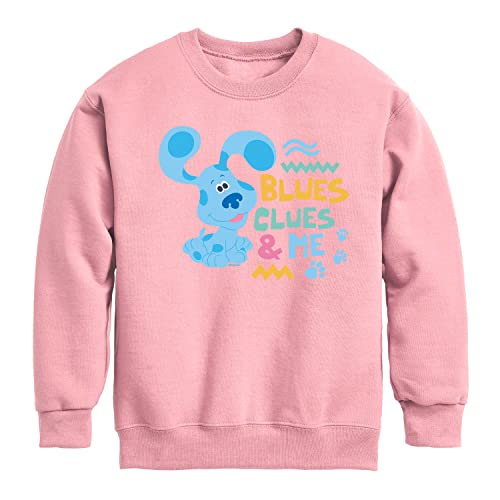 HYBRID APPAREL - Blue's Clues & You! - Blue's Clues & Me - Toddler & Youth Crewneck Fleece Sweatshirt