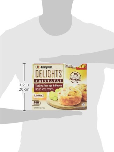 Jimmy Dean Delights Turkey Sausage And Bacon Frittatas, 6 Count (Frozen) #TOP2