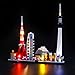 BRIKSMAX Led Beleuchtungsset für Lego Architecture Tokio Skyline,Kompatibel Mit Lego 21051 Bausteinen Modell - Ohne Lego Set