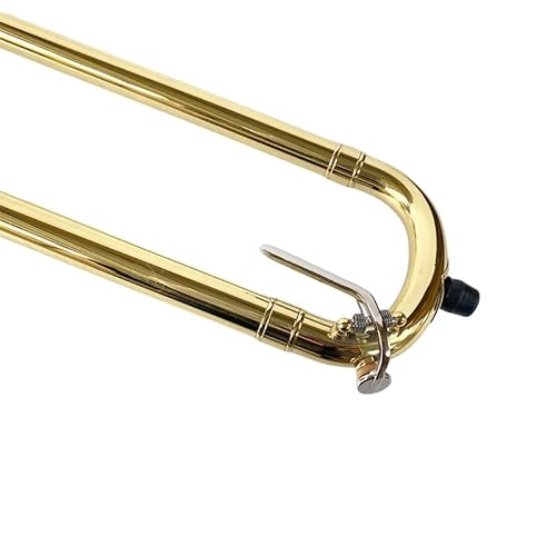 image for YoungMonic Bb Tenor Slide Trombone B Flat Gold Brass Plated Trombone f