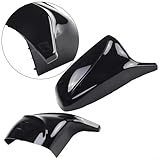 Hosrivae Mirror Cover for E70 E71 X6 2007-2013, M Style Side Wing Mirror Cover Replacement Set, Gloss Black ABS Plastic Pair Compatible with Left - Image 5
