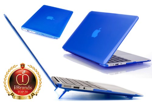 mCover iPearl Hard Shell Cover Case for 11.6-inch Apple MacBook Air A1370 & A1465 - Blue