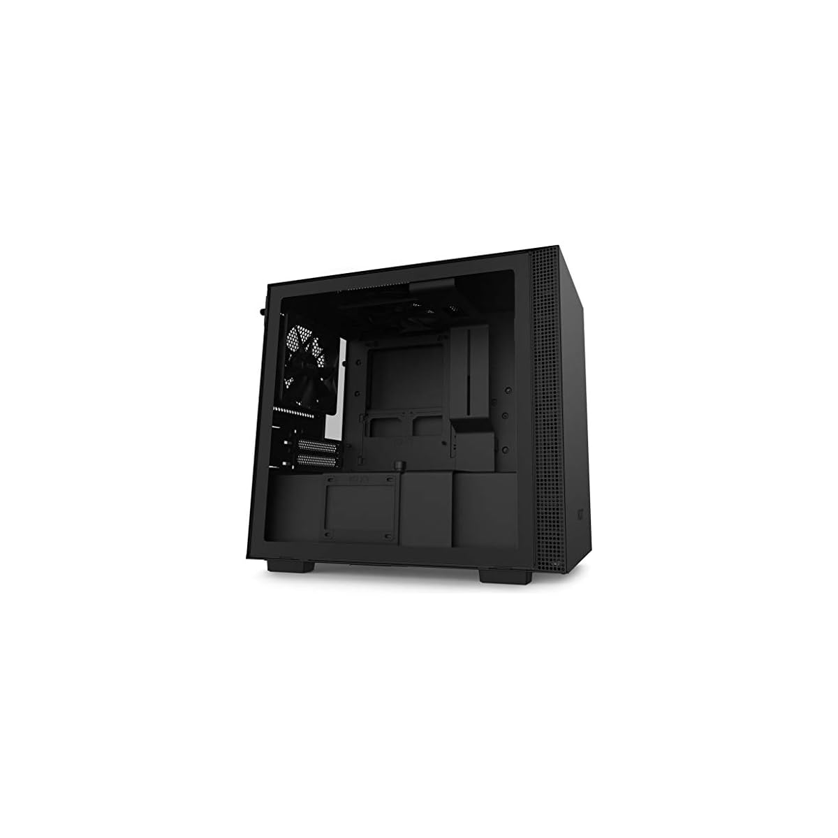 NZXT-H210-Mini-ITX-PC-Gaming-Case-Front-IO-USB-Type-C-Port-Tempered-Glass-Side-Panel-Cable-Management-System-Water-Cooling-Ready-Radiator-Bracket-Steel-Construction-Black