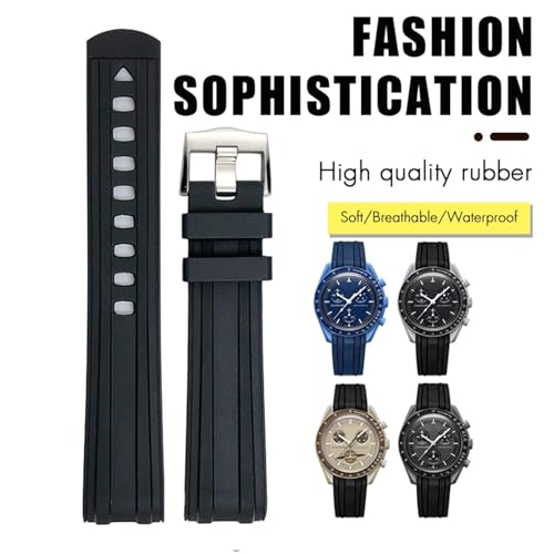 Bracelet montre caoutchouc Omega Speedmaster Seamaster 300 AT150 - 2
