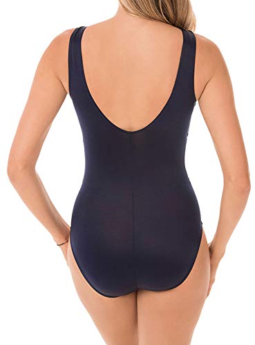 Miraclesuit Women's Swimwear DD-Cup Illusionist Palma Tummy Control High Neckline Soft Cup Mesh One Piece Swimsuit4