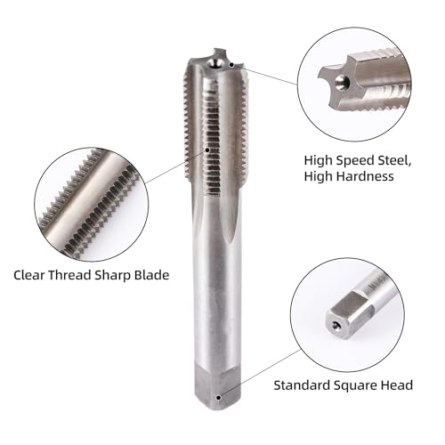 Image of M12 x 1.25 Metric Thread Tap and Die Set, M12 x 1.25mm High-speed Steel Machine Tap Die Set Right Hand