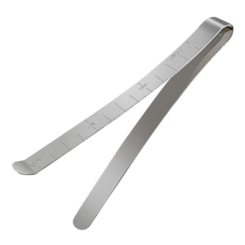 Clip Per Orlo 7.6cm In Acciaio Inox - Con Righello, Set Di 6, Per Tessuti E Tende - Foto 2