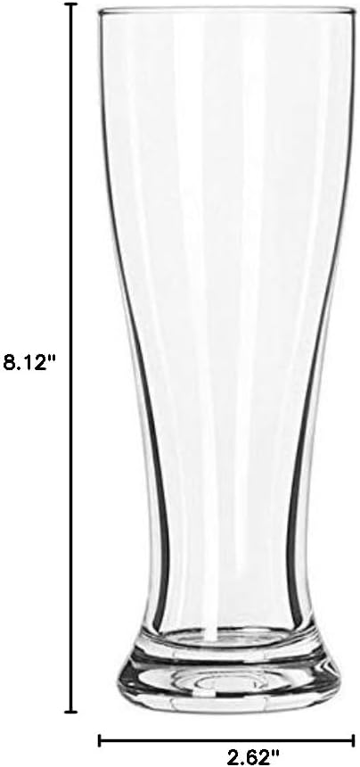 Libbey 1604 - Pilsner Glass, 16 oz, CS of 2/DZ