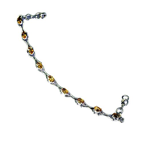 Cadeau Argent 925 Ovale Jaune idéal pour un anniversaire ou une occasion spéciale