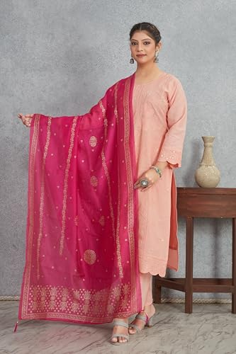 Indian Wedding Ethnic Khari Print Festive Bridal Wear Scarf Shawl Soft Elegant Dupatta For Women (Only Dupatta)2