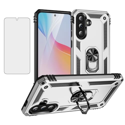 Coque Samsung A36 Asuwish JSFS argent avec technologie antichoc renforcée