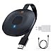 WATSABRO Wireless WiFi Display Dongle 4 K, 5 GHz + 2,4 GHz WiFi, ricevitore di visualizzazione, 1080HD, WiFi, adatto per smartphone Android, IOS/PC/TV/monitor/proiettore