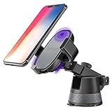 VAVA E-Touch Phone Holder for Car, Electric Auto Lock iPhone Mount for Dashboard & Windshield Fits iPhone Xs Max XR X 8 7 Plus Galaxy S9 S8 Plus Note 9 8 and More (Certified Refurbished)