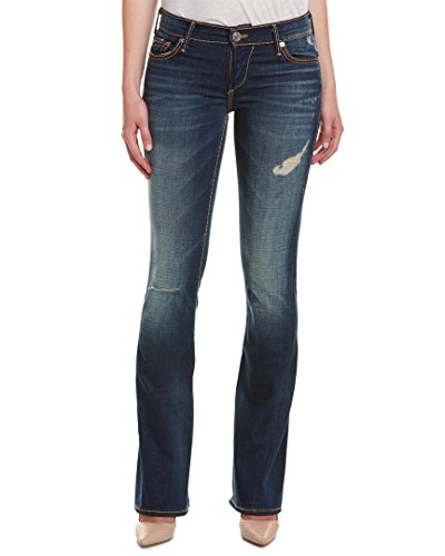 True Religion Becca Mid Rise Bootcut Jeans Cold Dk at 26