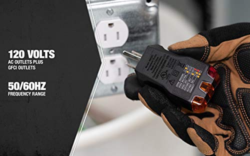 Southwire 40022S Receptacle Tester, Black #TOP3