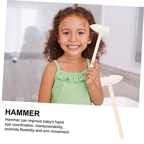 Luxshiny 30 Pçs Martelo Brinquedos A Granel Para Crianças Biscoitos A Granel Brinquedos De Madeira P