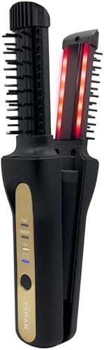 YA-MAN SPA Styler Volumen Inalámbrico + Suave - Estilo Inalámbrico, Reimaginado. Cepillo caliente híbrido + plancha plana