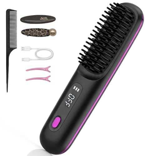 Brosse Chauffante Cheveux Court, brosse coiffante cheveux...