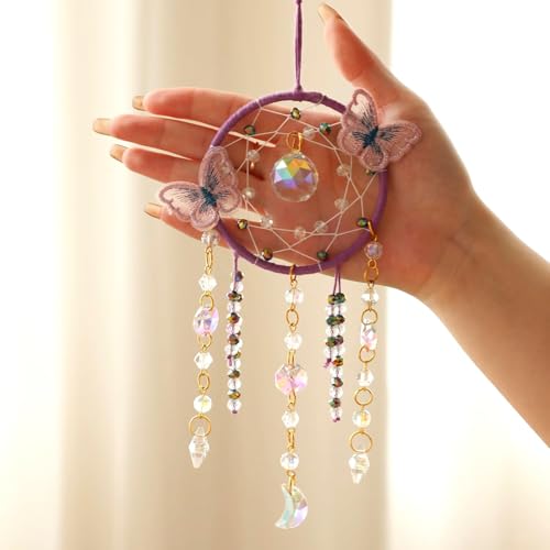Mannikin With Device Crystal Prism Suncatcher Purple - Image 5
