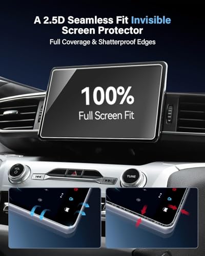 Image of Screen Protector for Honda Elevate V & VX 2023 - Running - 8 Inch Infotainment Touch Screen Guard | Anti Scratch HD Clear | Car Dashboard Accessories [Not Tempered Glass]