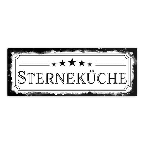 Sterneküche Metallschild für die Küche witziges Blechschild für einen...