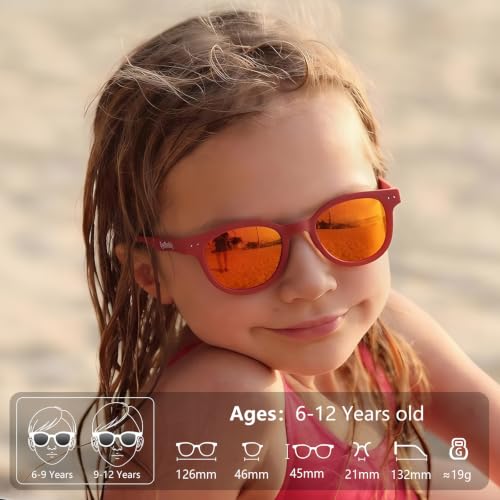 Image of EYEBUDDY Kids Toddler Sunglasses Age 2-4 /3-5 Boys Girls Polarized UV Protection Sun Glasses for Age 2-8