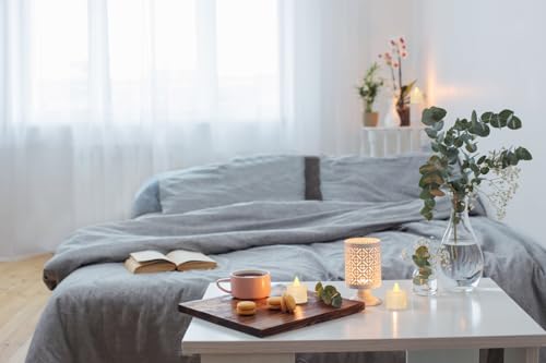 Image of KOABY 50 Pack Flameless Votive Candles, Last 8H+, Warm White Light, No Timer No Flickering