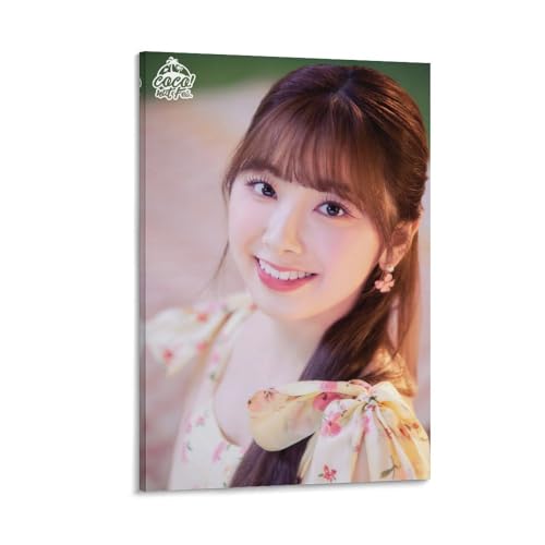 MIHI ミイヒ NiziU ニジュー Live with U 2023 Stadium Specialキャンバスポスター壁アートの装飾リビングルームの寝室の装飾のための絵画の印刷キャンバスポスター寝室の装飾スポーツ風景オフィスルームの装飾ギフト 12x1