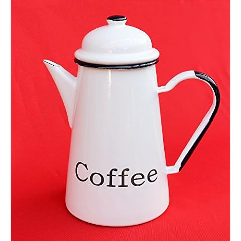 DanDiBo Enamel Coffee Jug 22 cm Cover