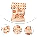 BESPORTBLE 2-Layer Small Animal House Hideaway for Hamsters Exercise Play Nesting Hut Toy