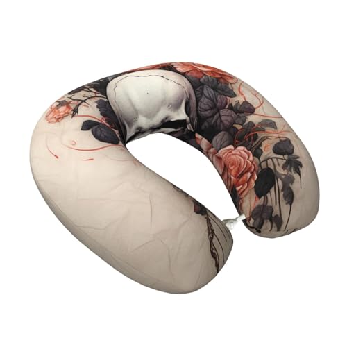 Almohada de viaje espuma viscoelástica 30 cm x 25 cm miniatura 2